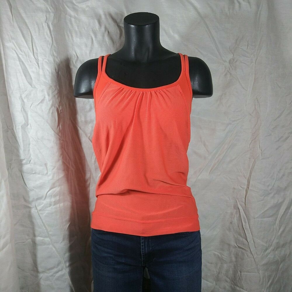 Athleta Tank Top Women's - XXS - Coral - Hidden Agenda